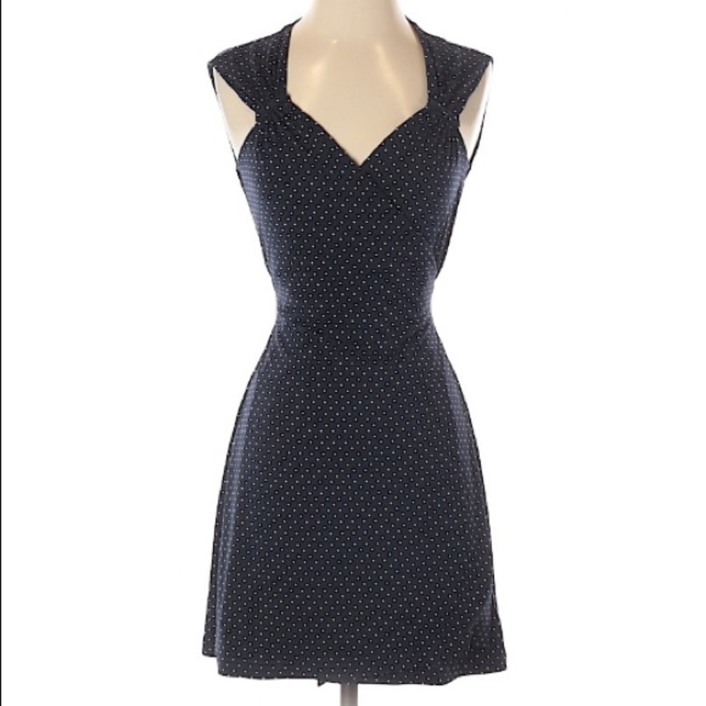 🛑TEMPORARY HOLD🛑 NWOT George Polka Dot Vintage Style Wrap Dress